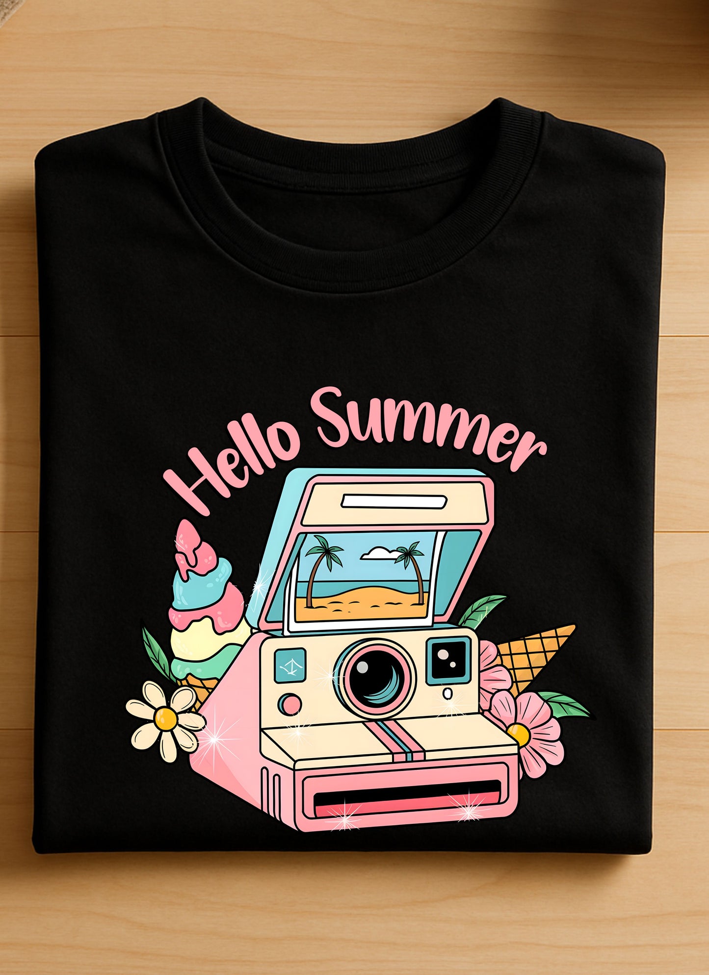 "Hello Summer" T-shirt with Colorful