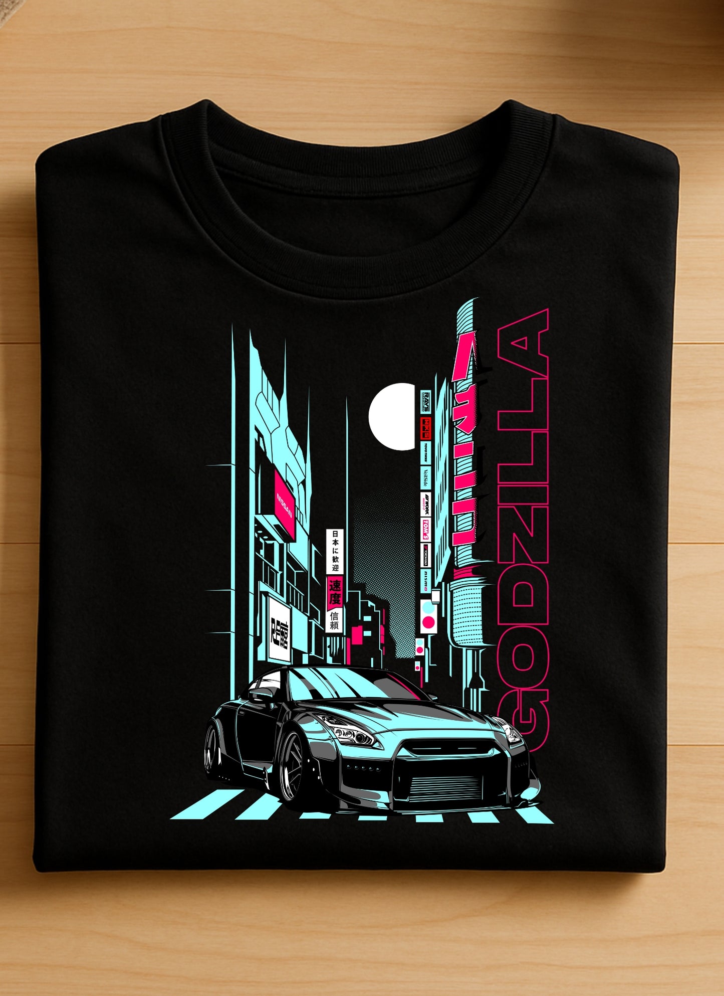 Godzilla Car Shirt