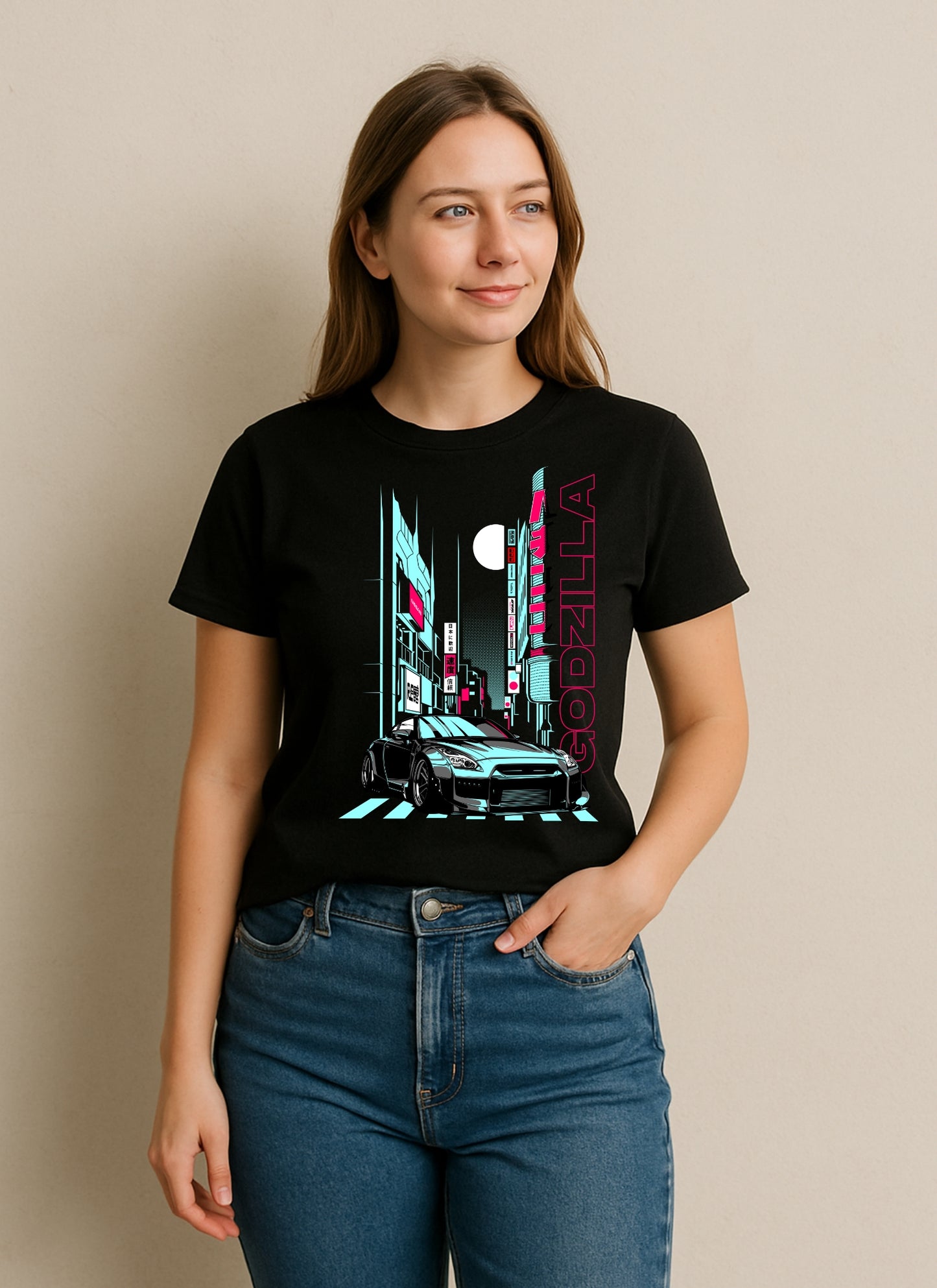 Godzilla Car Shirt