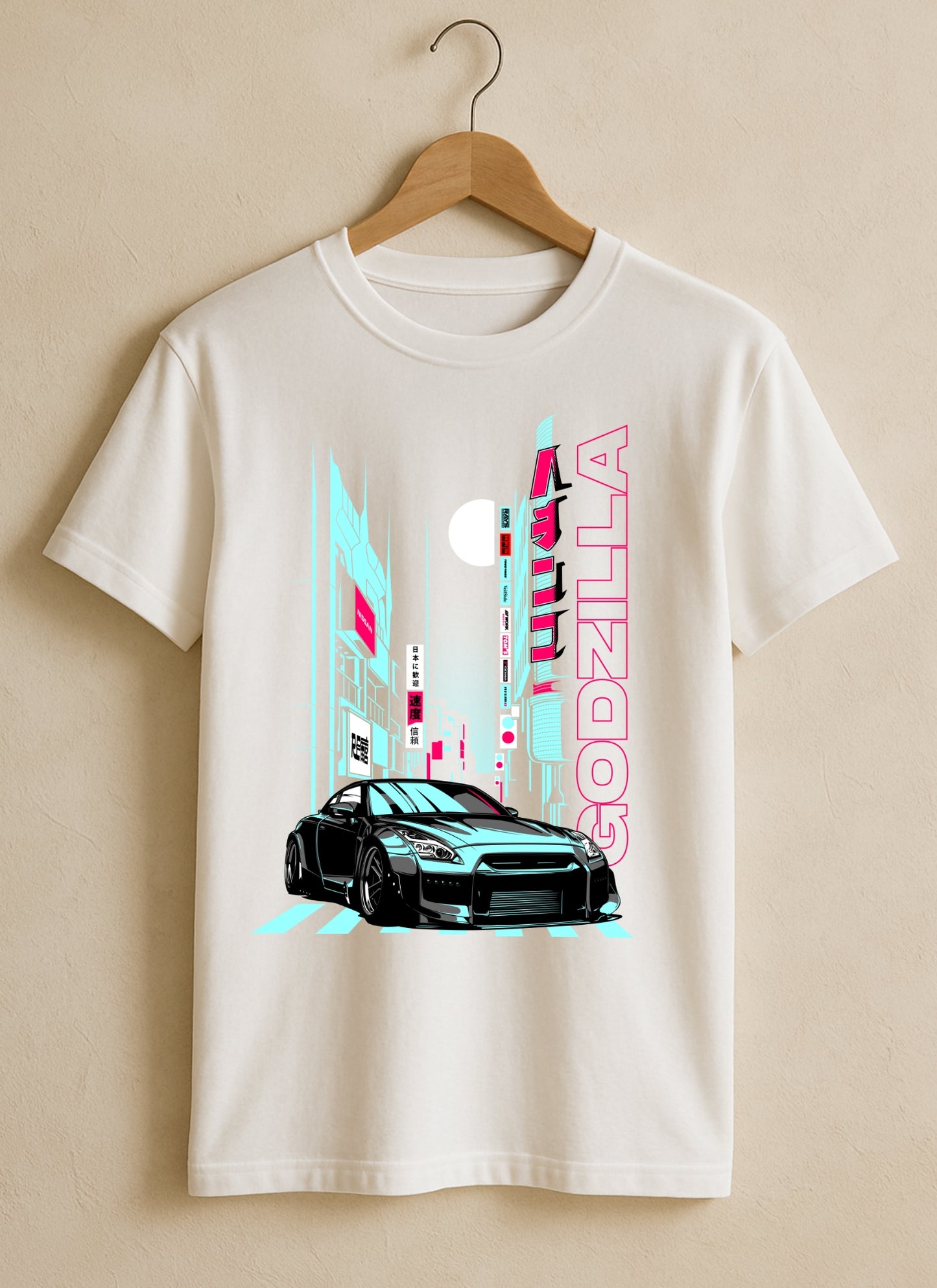 Godzilla Car Shirt