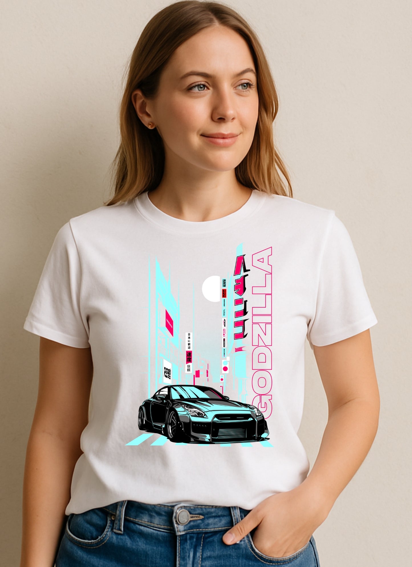 Godzilla Car Shirt