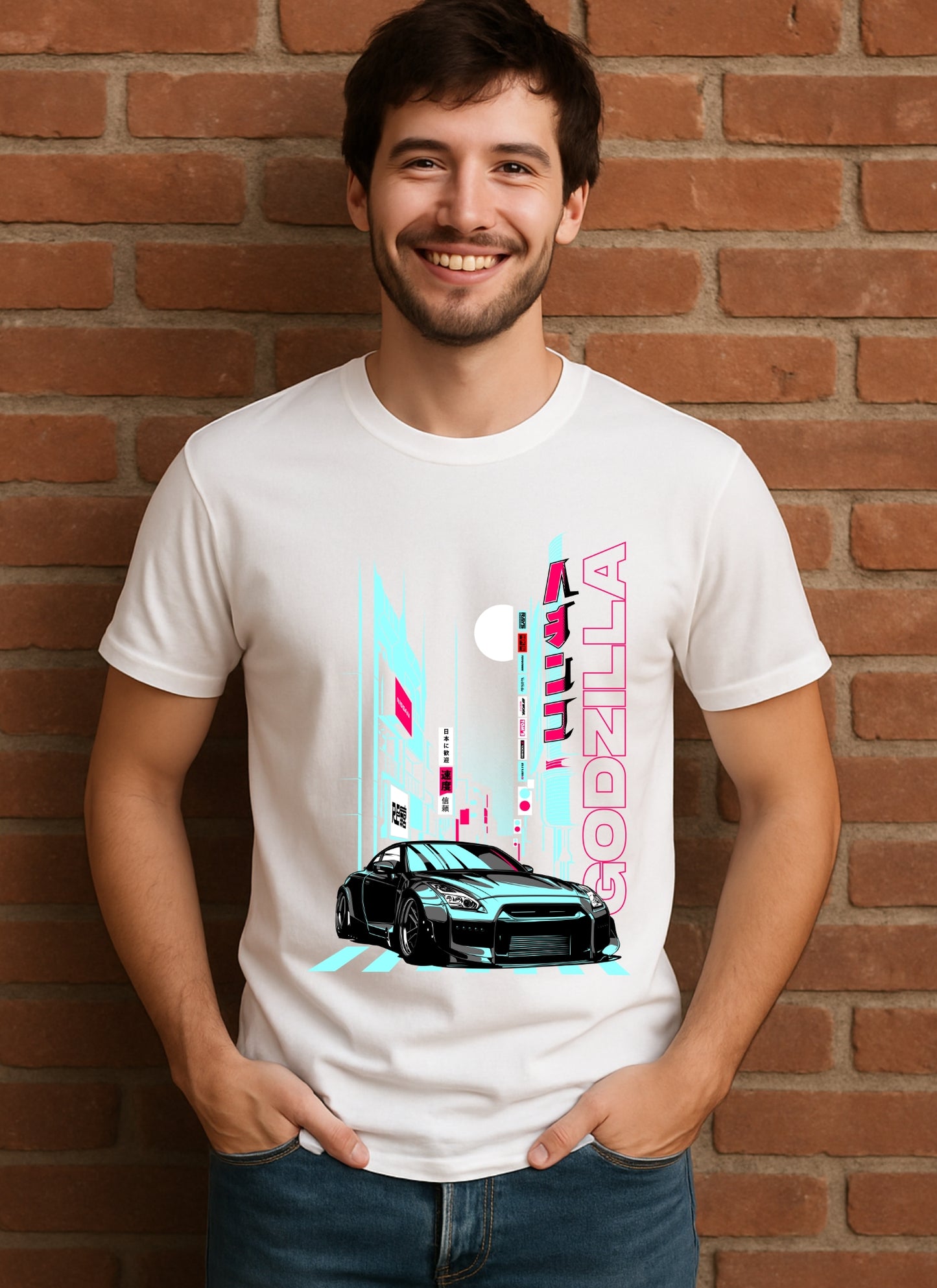 Godzilla Car Shirt