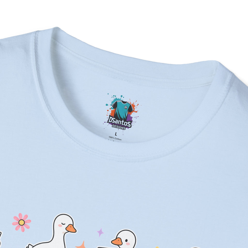It’s OK To Ducks T-Shirt — Cute Positive Duck Cartoon Graphic Tee
