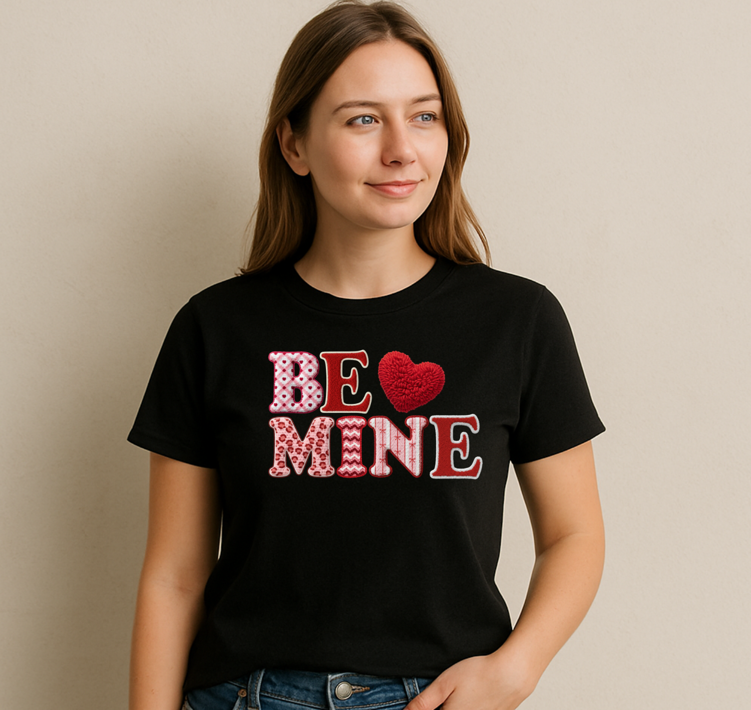 Be Mine Crochet Valentine Tee