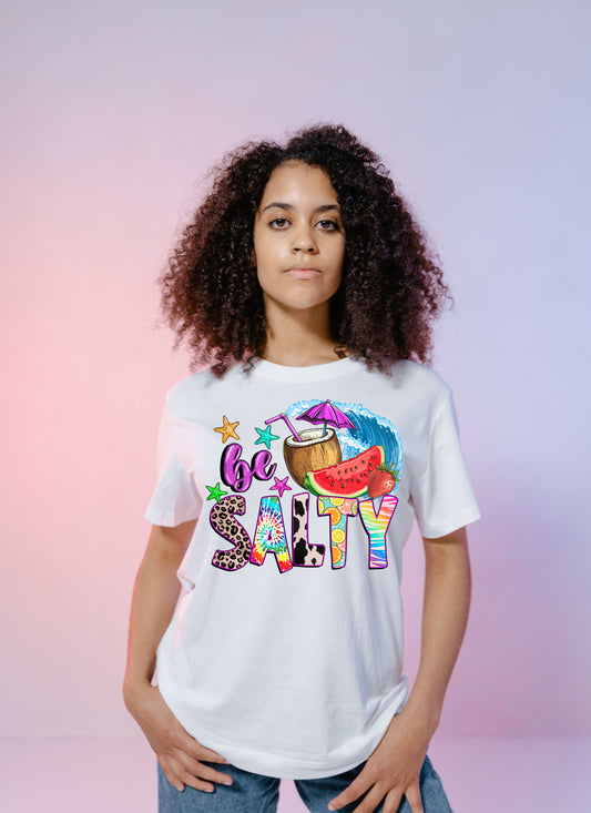 Be Salty T-Shirt – Funny Summer Vibes Graphic Tee