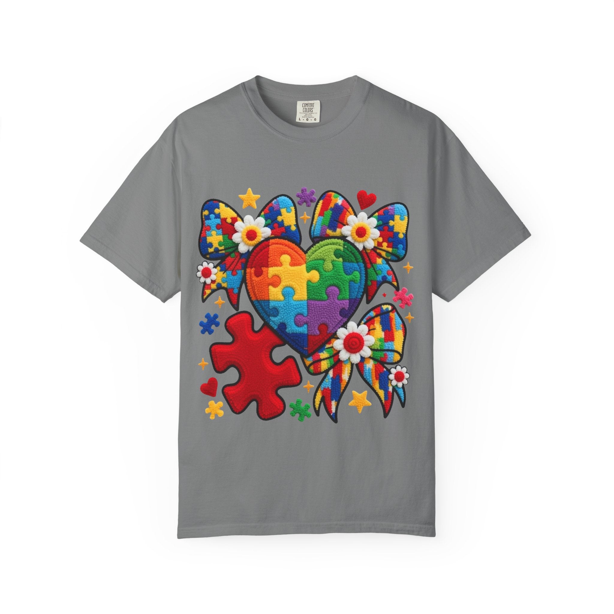Autism Awareness Puzzle Heart T-Shirt