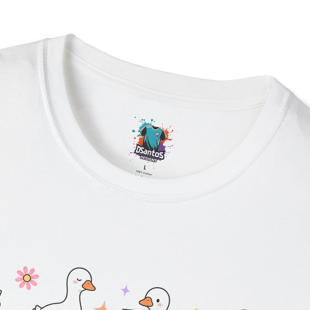 It’s OK To Ducks T-Shirt — Cute Positive Duck Cartoon Graphic Tee