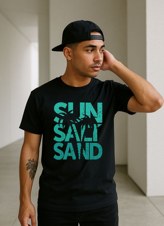 Sun, Salt & Sand T-Shirt – Retro Beach Vibes Tee