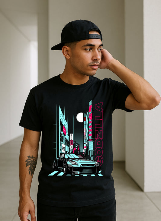 Godzilla Car Shirt
