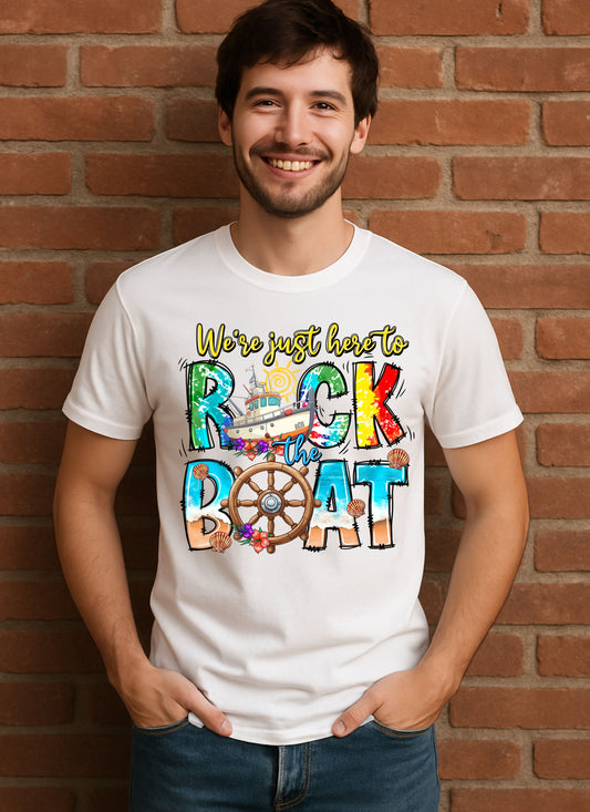Rock Boat T-Shirt – Epic Music & Party Vibes Tee